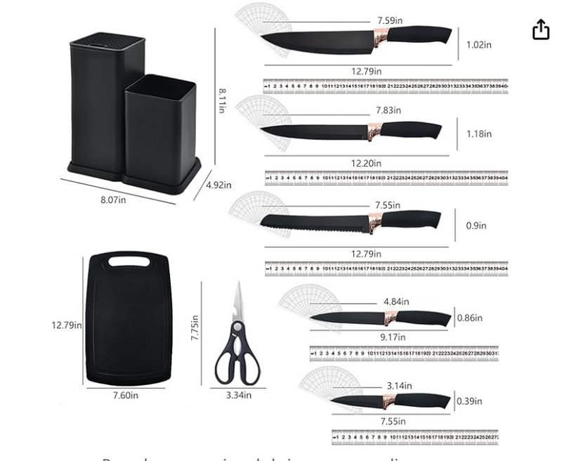 Set cucharones y accesorios cocina 19pz