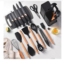 Set cucharones y accesorios cocina 19pz