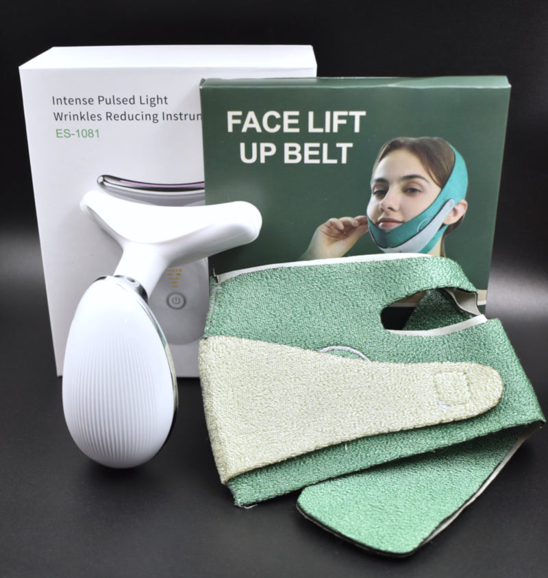 Combo Masajeador facial + Faja Facial