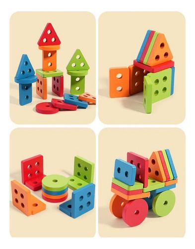 JUEGO DIDACTICO 3 EN 1: PESCA, CONSTRUCCIÓN Y MÚSICA MONTESORI